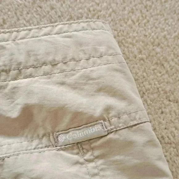 Columbia  Beige Skort Khaki Skirt Size Small Casual Cotton Nylon Blend Women's - Picture 13 of 15